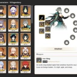 [EU] AR 58 ⭐ 57 Characters (18 Legendaries) ✨Zhongli + Venti + Xiangling + Aquila Favonia + Serpent Spine ✅ Full Access ✅ 0